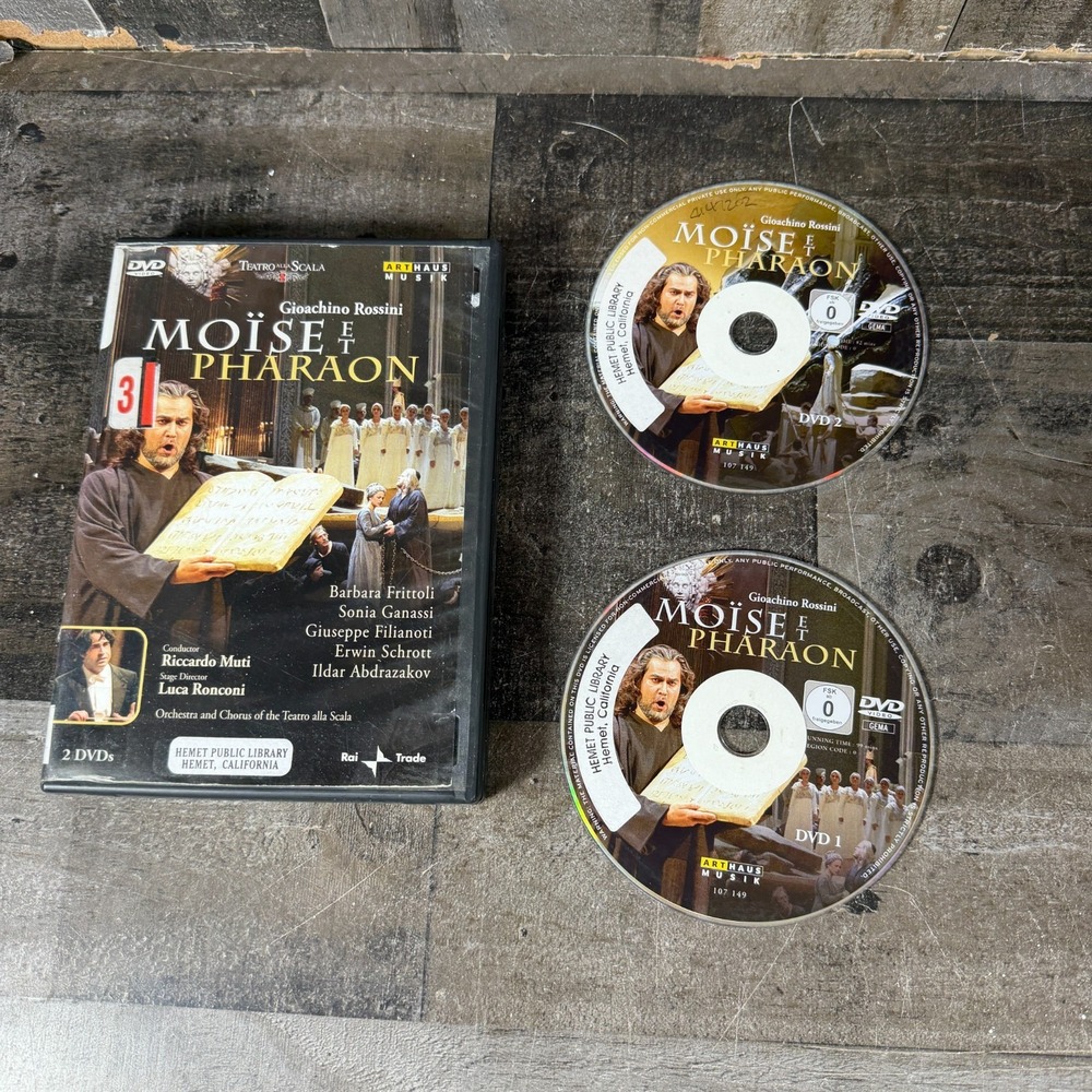 Rossini: Moise et Pharaon (2-DVD Set) - Muti; Frittoli; Ganassi; Filianoti; Ro..